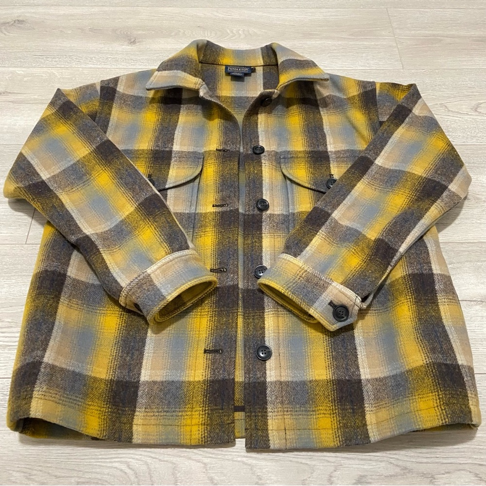 Pendleton Dylan Wool Jacket Plaid Button-Up Jacket - image 5